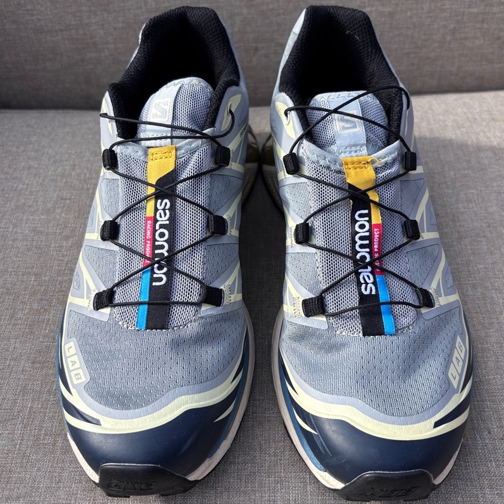 Salomon XT6 S-Lab Grey/Navy/White Trail Running Shoes
